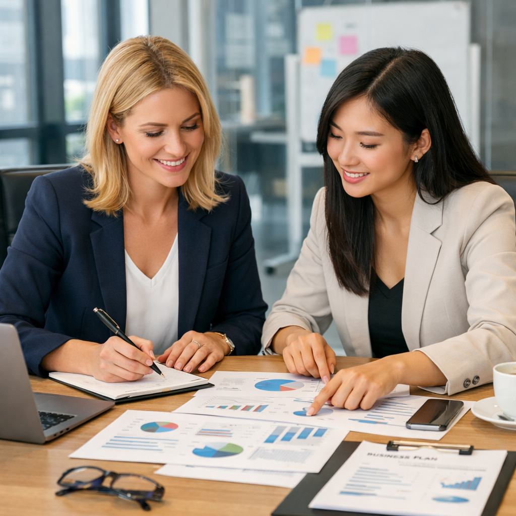 LaunchVault team collaborating on business strategy